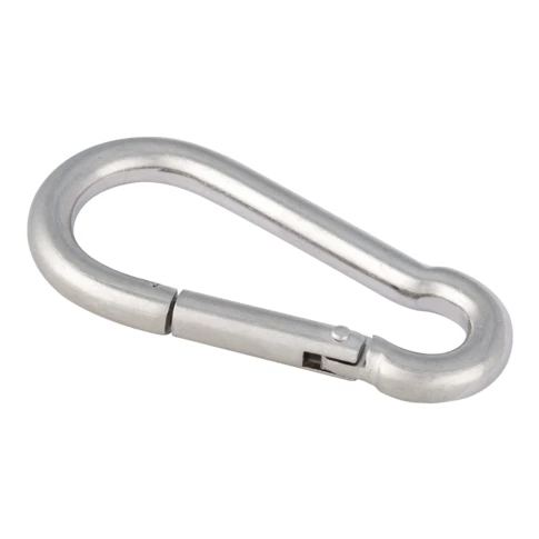 Mousqueton inox diamètre 8 mm pour fixation voile d’ombrage 0 cm Argent