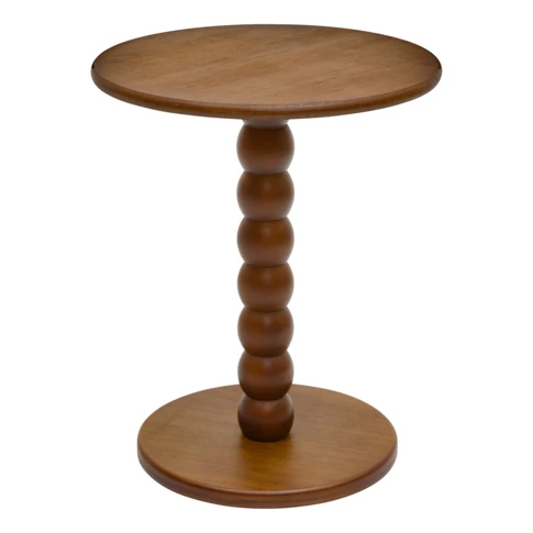 Table café totem Jaya bois 40 x 45 cm MARRON