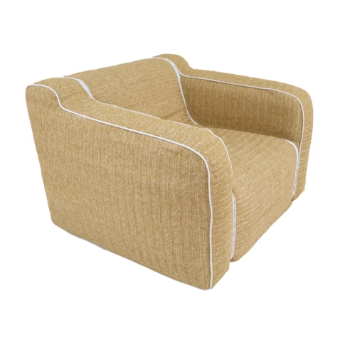 Fauteuil gonflable modulable avec accoudoirs pour intérieur et extérieur 0 cm NATUREL