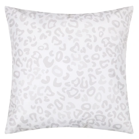 Coussin imprimé motif animalier 45 x 45 cm BEIGE