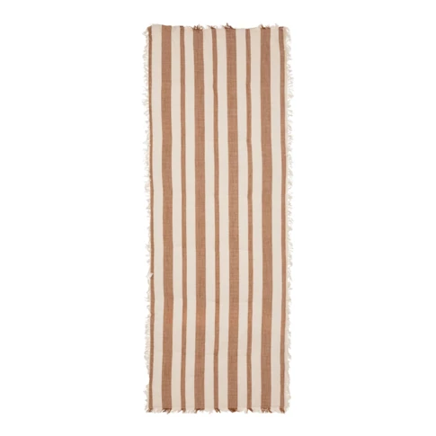 Matelas d'assise à rayures bicolore