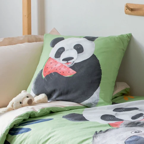 Funda de almohada de panda