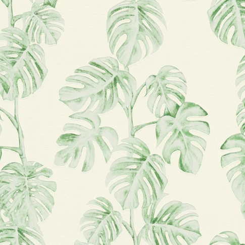 Papier peint imprimé feuillage Monstera