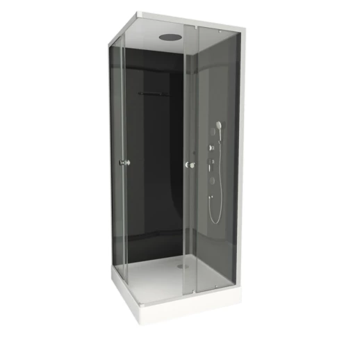 Cabine de douche en forme de carré