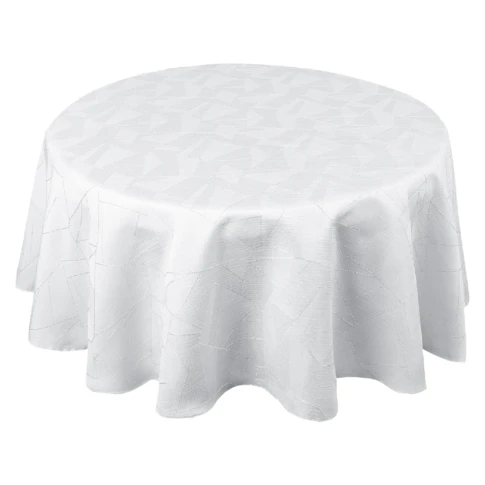 Nappe ronde extérieure aux motifs graphiques