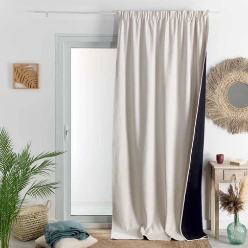 Cortinas opacas para puerta con aislamiento térmico para puerta, fiesta de  graduación de invierno, cortinas de puerta con aislamiento térmico para