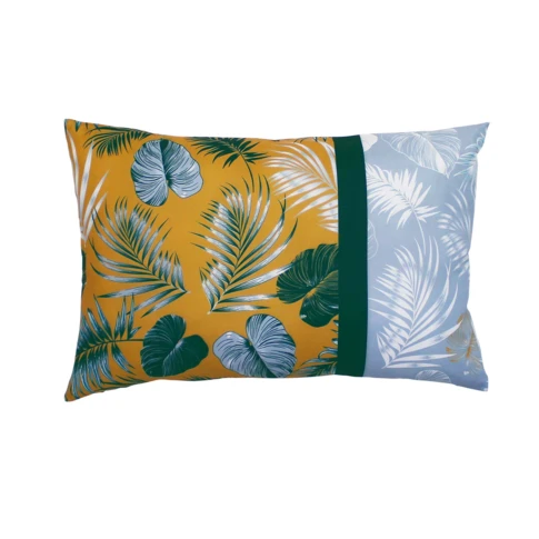 Coussin rectangulaire esprit tropical