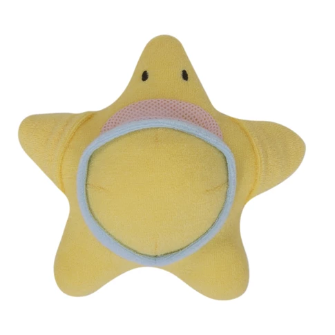 Gant de toilette en forme d'étoile de mer