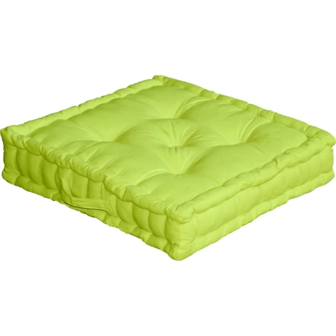 Coussin de Sol pur coton Anis