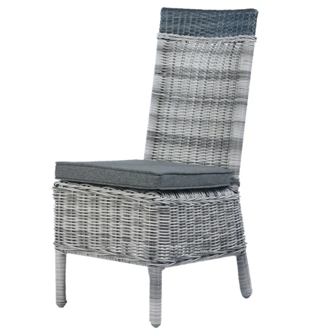 Chaise extérieure tressée ronde