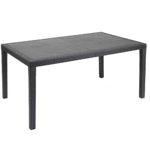 Table à manger extérieure Prince effet rotin