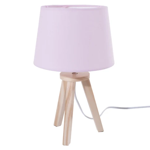 Lampe trépied bois