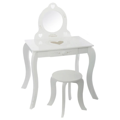 Coiffeuse et tabouret enfant