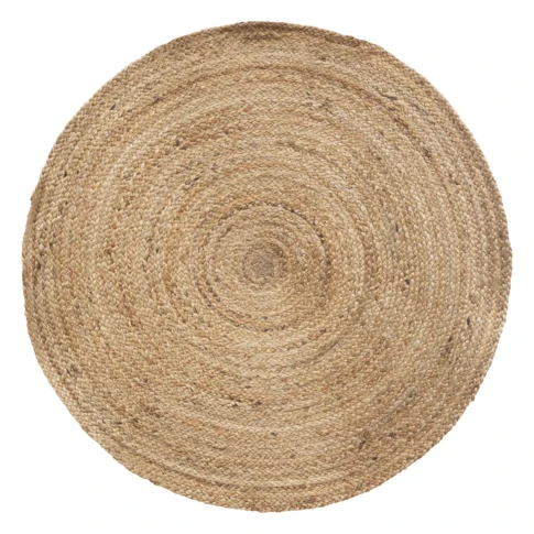 Tapis rond en jute tressé