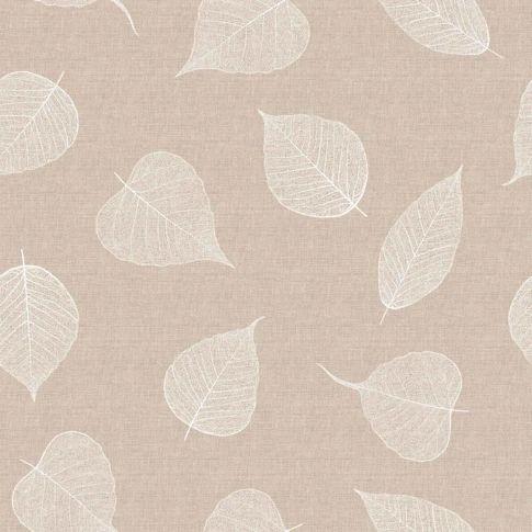 Toile cirée imprimée de feuilles en filigramme