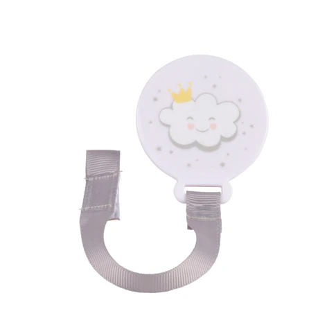 Attache sucette nuage avec fixation par clip