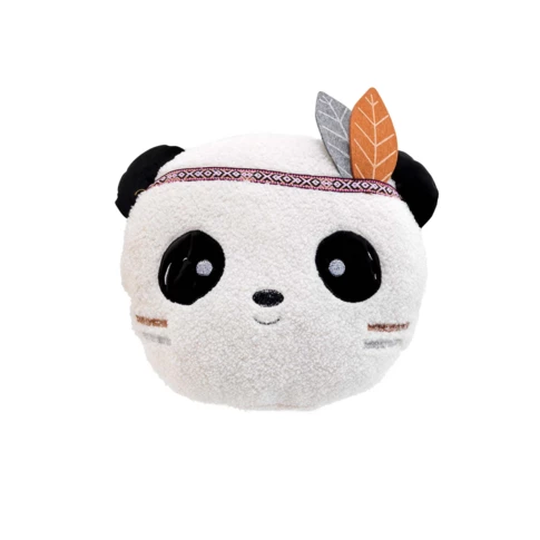 Coussin en bouclette petit panda