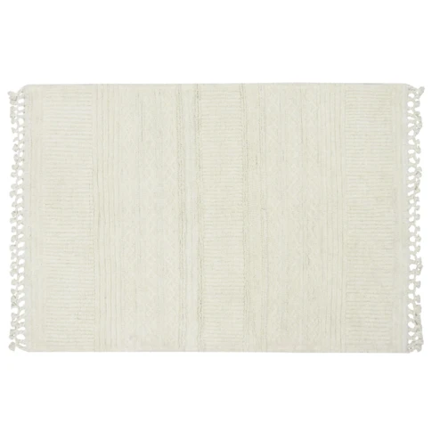 Tapis lavable en laine ari mouton