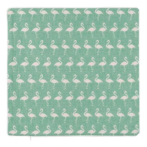 Housse de Coussin Motif Flamants