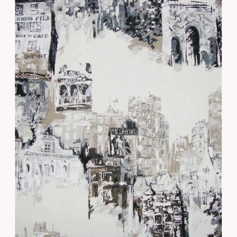 Tissu imprimé vue de Montmartre