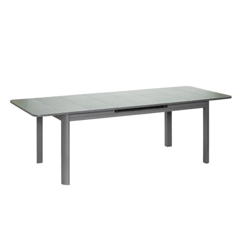 Table de jardin en aluminium et verre