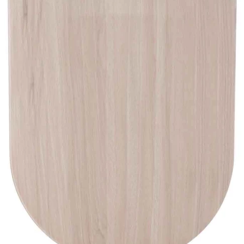 Abattant wood slim déclipsable en bois clair et mat