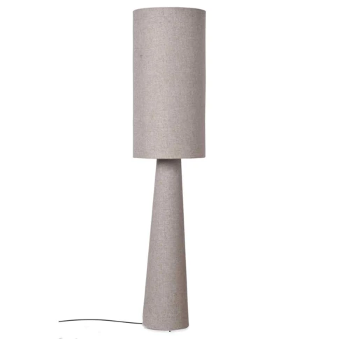 Lámpara de pie de papel maché