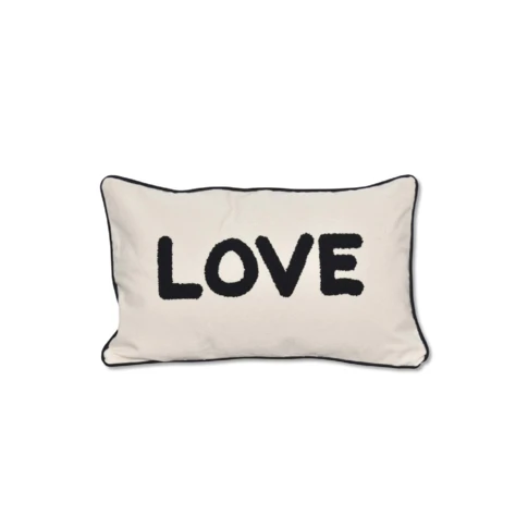 Coussin en toile Love