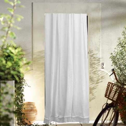 Kit de riel manual cortina ligera 250cm blanco
