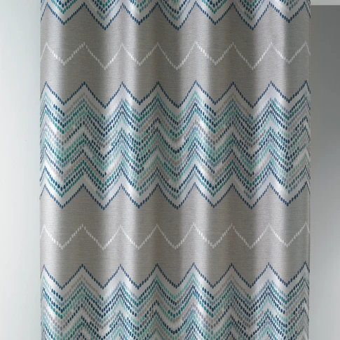 Rideau en jacquard à motifs "chevron"