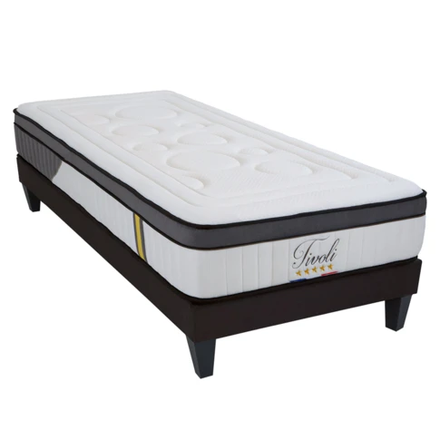 Ensemble matelas et sommier au confort ferme