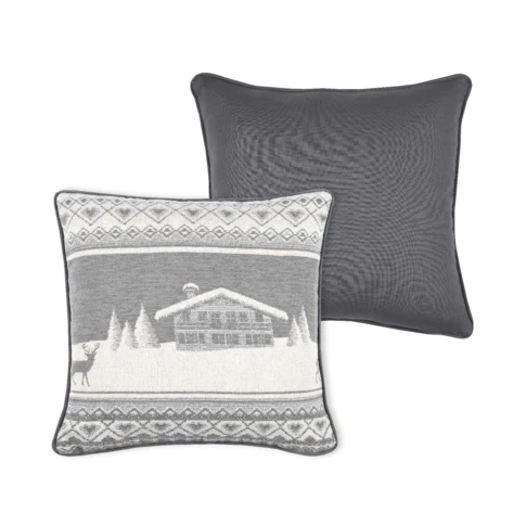 Coussin au style esprit de montagne