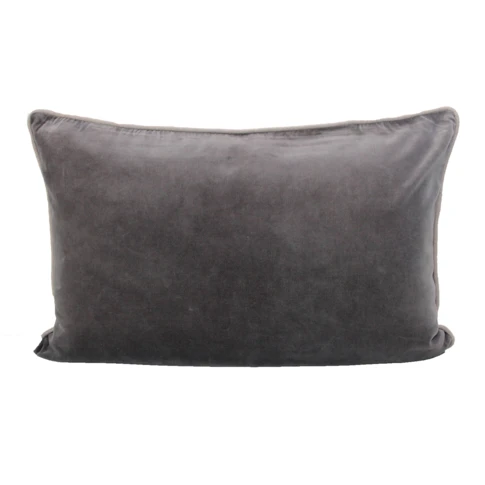Coussin en velours réversible