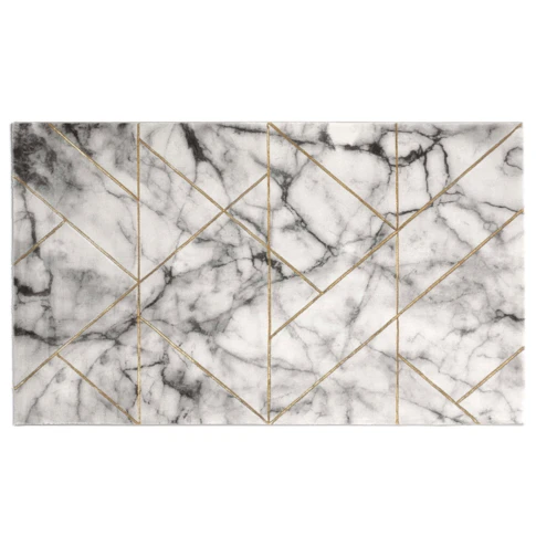 Tapis effet marbre