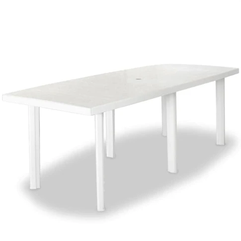 Table de jardin rectangulaire en pvc