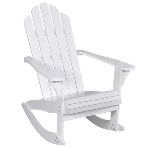 Rocking chair de jardin en bois