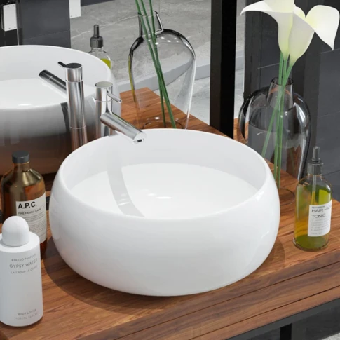 Lavabo rond et tendance