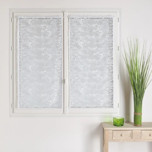 Modulable maille 100% polyester motif feuille