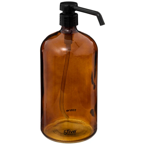 Distributeur à savon en verre ambré 1 L
