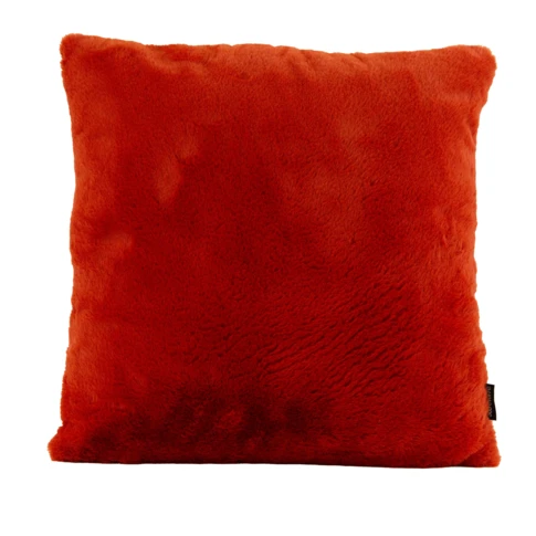 Coussin tout doux effet fourrure