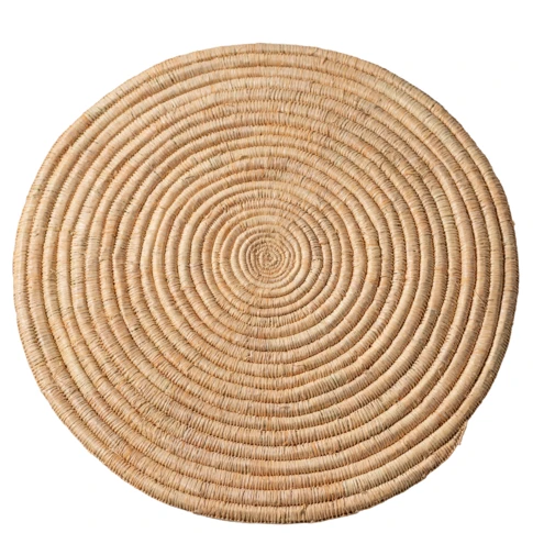 Dessous de plat en fibre de palmier 40 cm Naturel