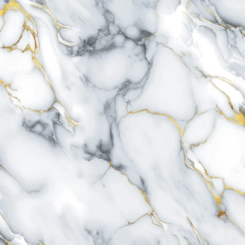 Nappe imprimée effet marbre métallisé sur mesure 140 cm Gris