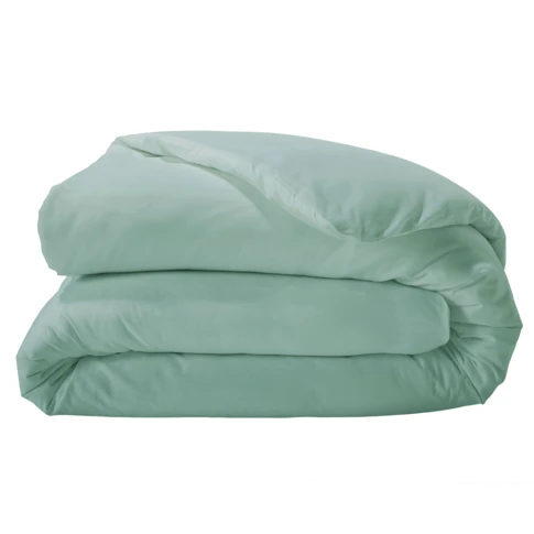 HOUSSE DE COUETTE PERCALE JADE 140 x 200 cm Turquoise