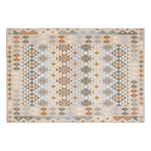 Teppich für Innen- und Außenbereich mit aztekischem Muster
