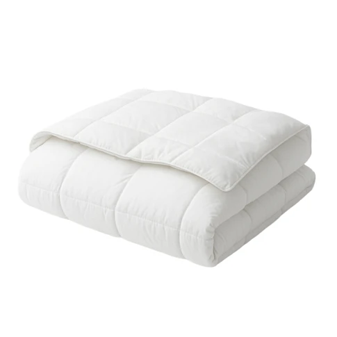 Couette chaude duvet et plumettes 140 x 200 cm BLANC