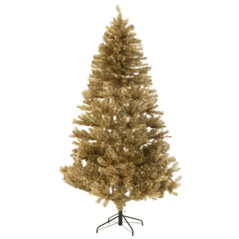 SAPIN DE NOËL PVC DORÉ LARGE 125 x 125 x 210 cm Doré