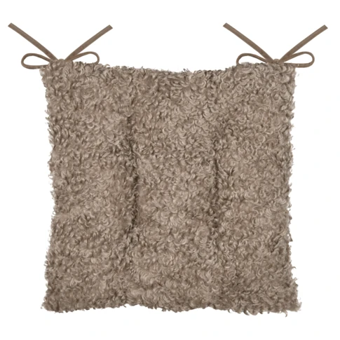 Galette de chaise effet bouclette