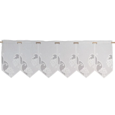 Brise bise brodé motif floral – bas à pointes droites