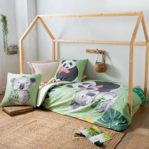 Housse de couette panda