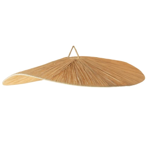 Abat-jour parasol raphia volanté